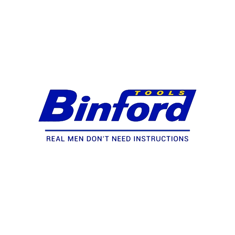 Binford Tools Company Logo with Bold Slogan Desk Mat