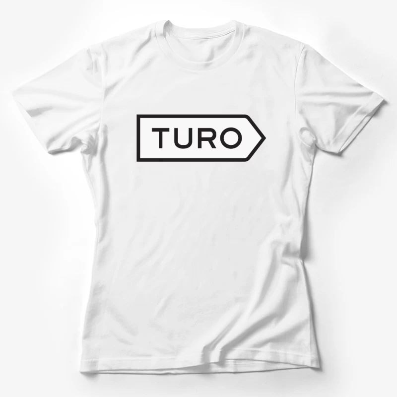 Turo Car-Sharing Service Minimalist Arrow Logo Female T-Shirt