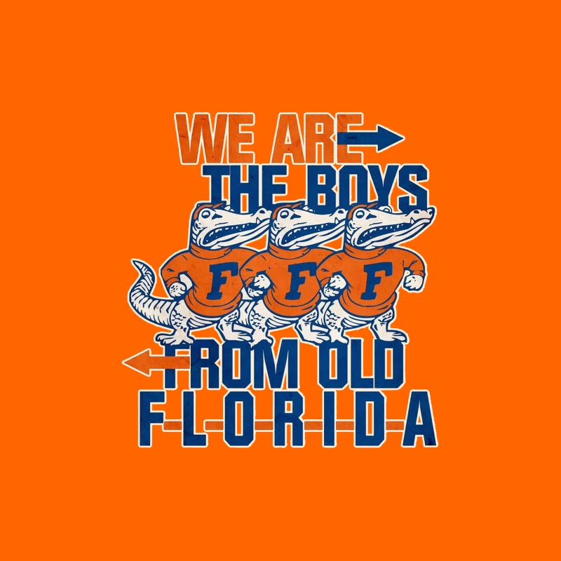 Vintage College Sports - Florida Gators "WE ARE THE BOYS" Tapestry