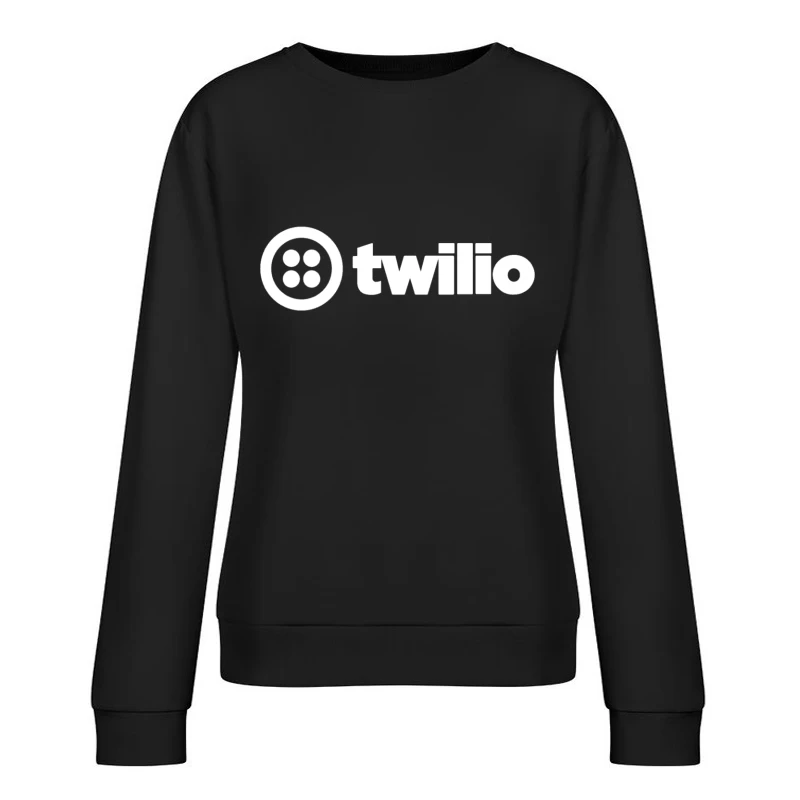 Twilio logo Female Pullover Sweatshirt