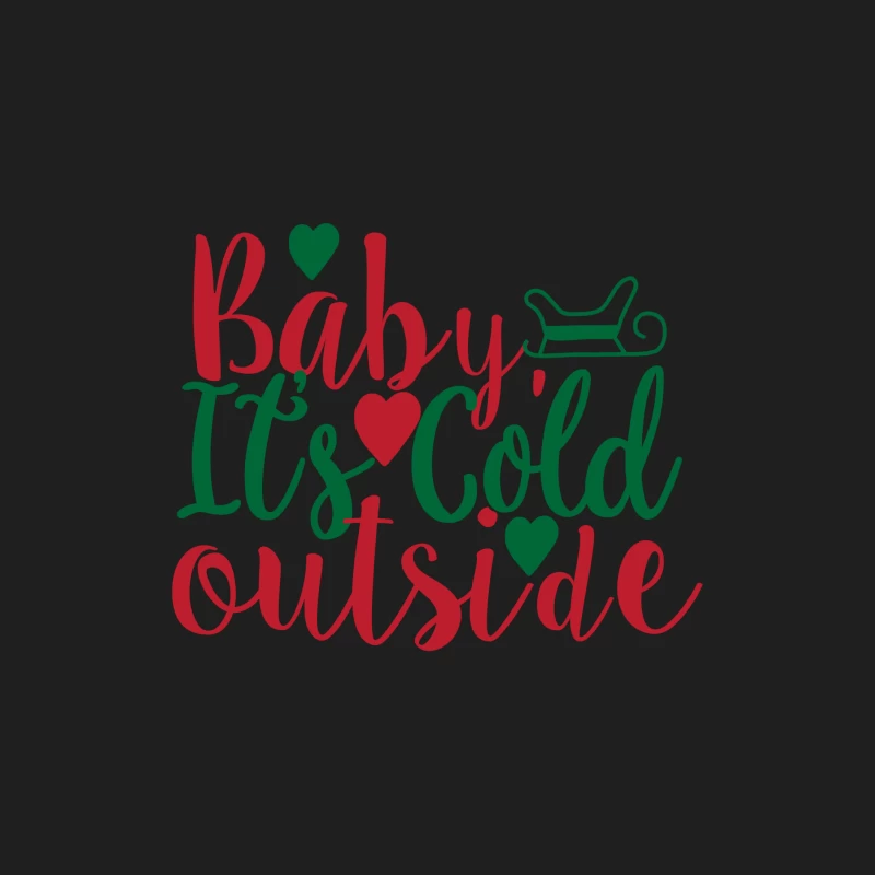 Design de Noël: Bébé, il fait froid dehors Homme Débardeur