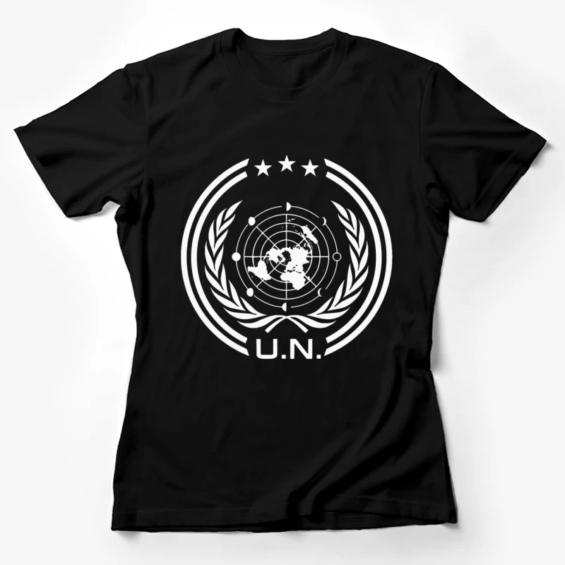 UN Logo Retro Female T-Shirt