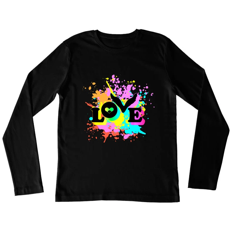 Coldplay Love Colorful Female Long Sleeve T-Shirt