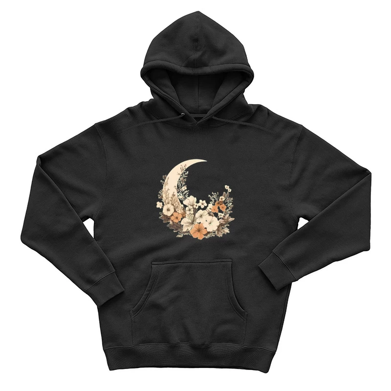 Blumenmond-Design Herren Pullover Hoodie