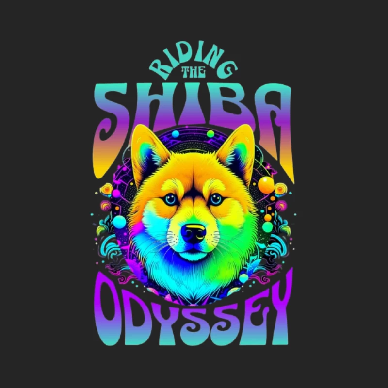 Shiba Abenteuer im Weltraum Herren Pullover Sweatshirt