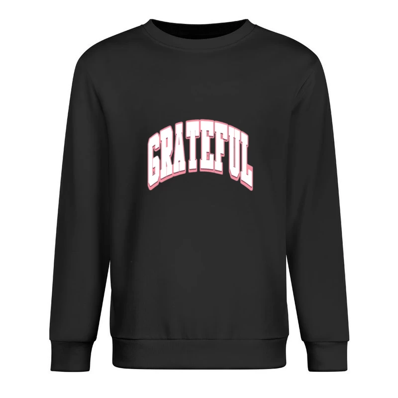 Design grato con contorno rosa Felpa pullover Uomo