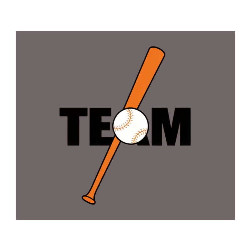 Minimal Baseball Team Sports Logo Design Tapestry