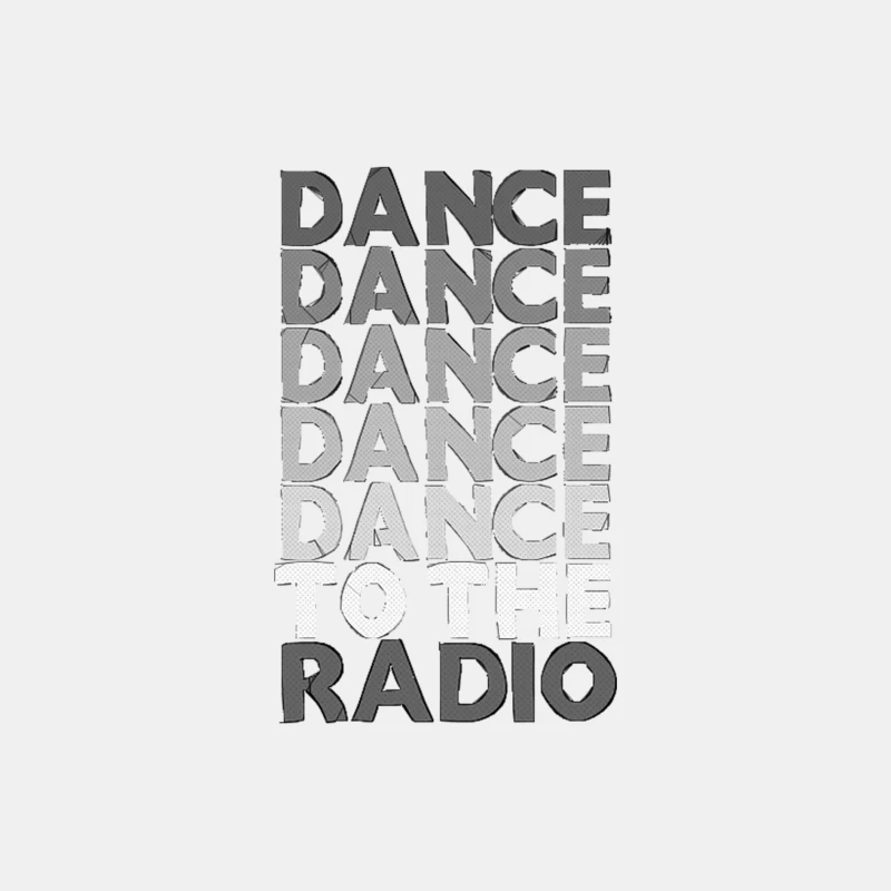 Dance Dance Dance Dance Dance To The Radio 1 Male Tank Top