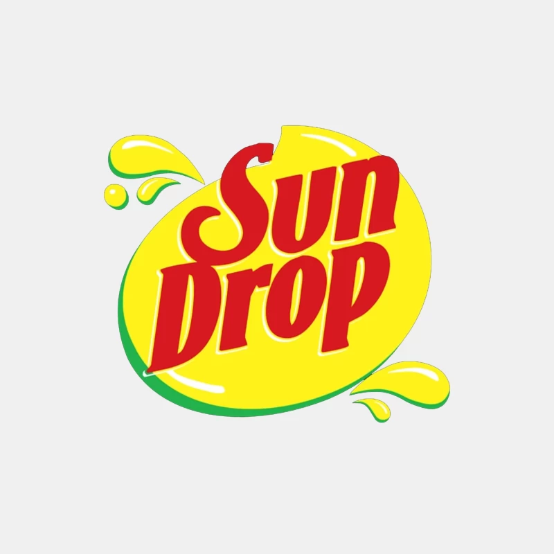 Sun Drop Soda Brand Vintage Logo Design Male Tank Top