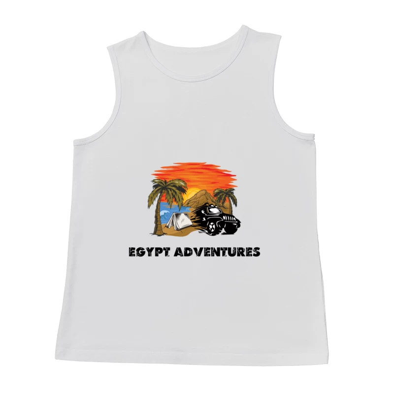 Ägypten-Abenteuer bei Sonnenuntergang Herren Tanktops