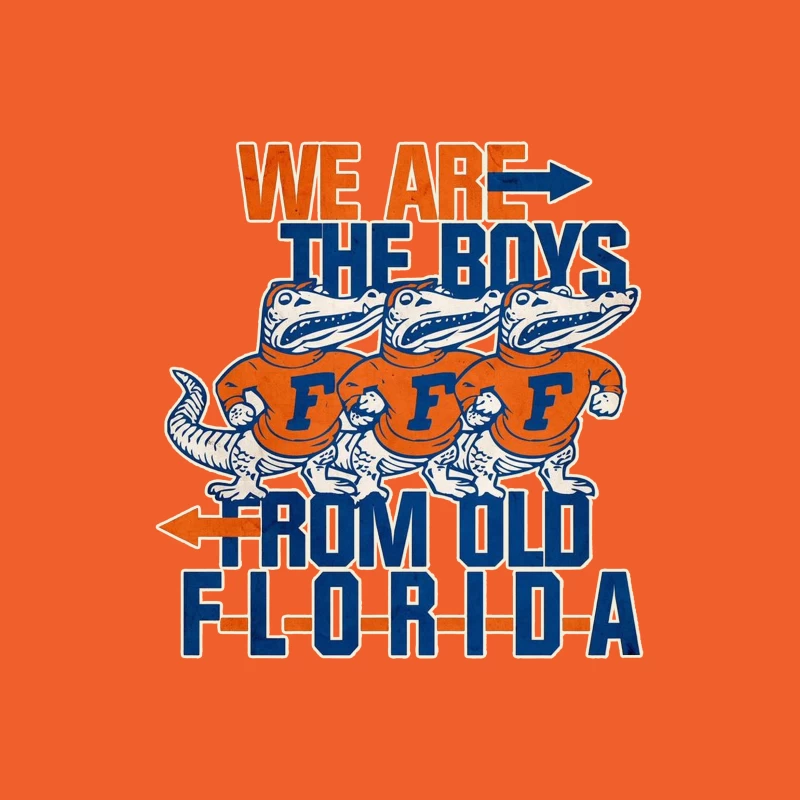 Vintage College Sports - Florida Gators "WE ARE THE BOYS" Female T-Shirt