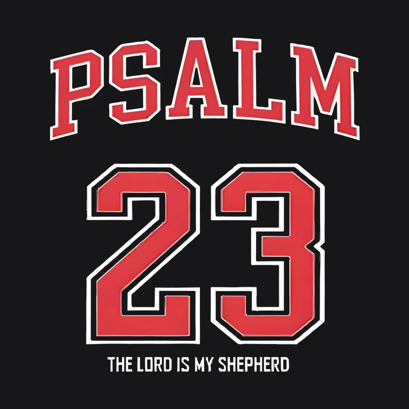 Psalm 23 Design mit Bibelzitat Damen Pullover Hoodie