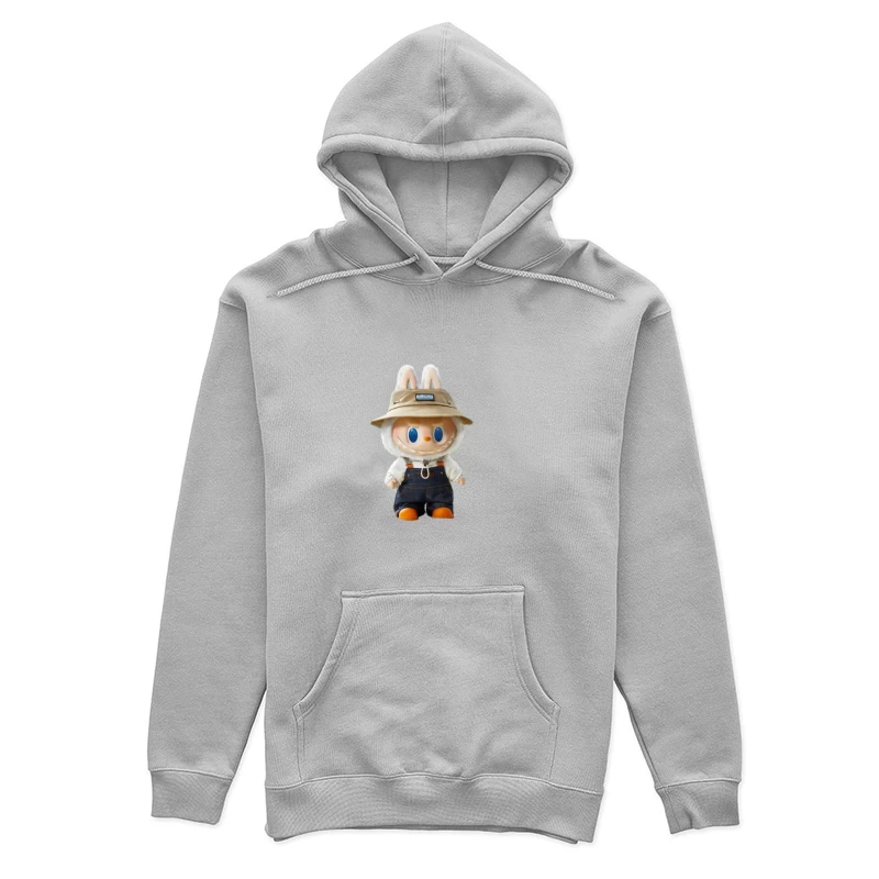 Niedliche Figur mit Hasenohren und Hut Damen Pullover Hoodie