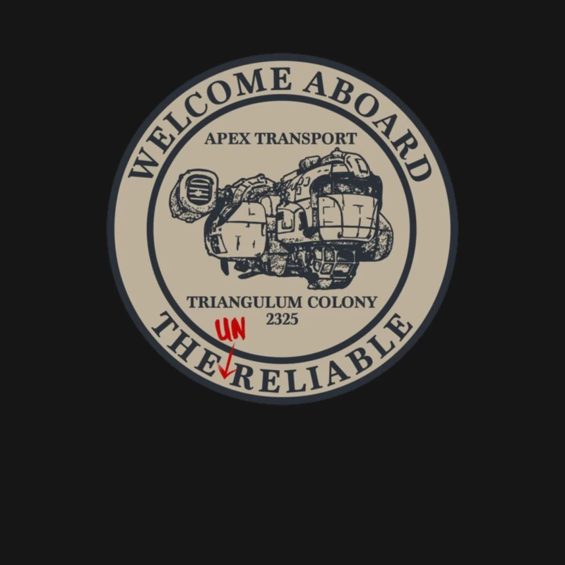 Welcome Aboard The Unreliable Male Long Sleeve T-Shirt