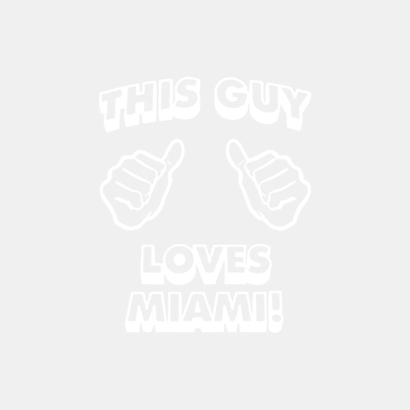 This Guy Loves Miami Male Tank Top