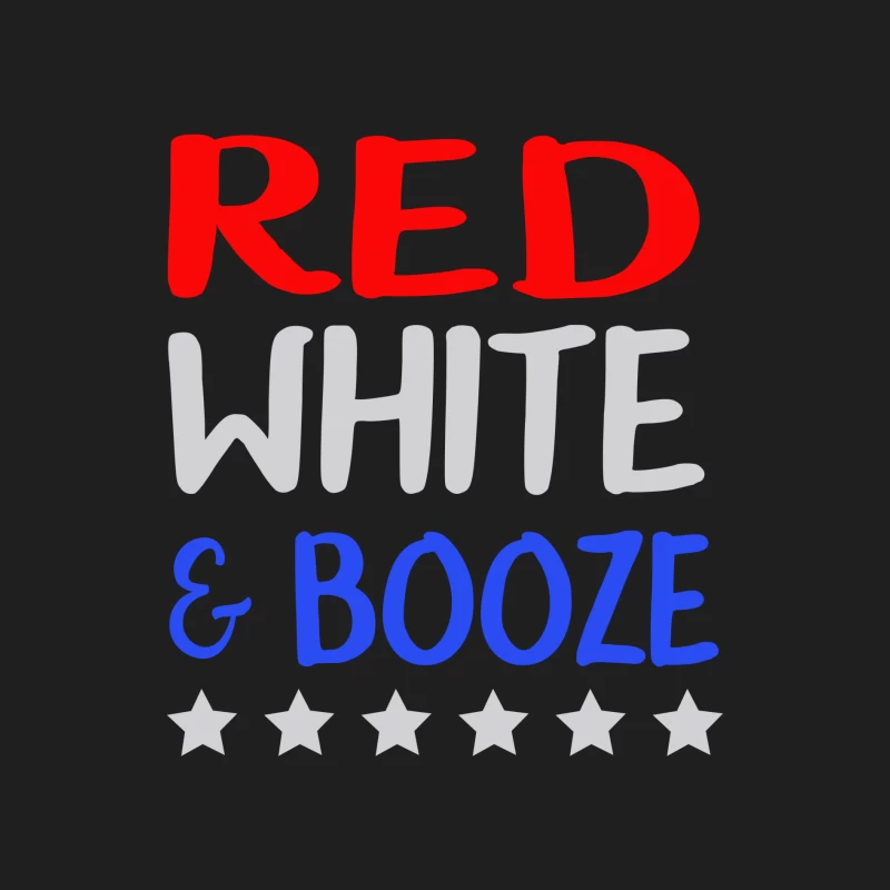 T-shirt rouge, blanc et alcool Homme Débardeur