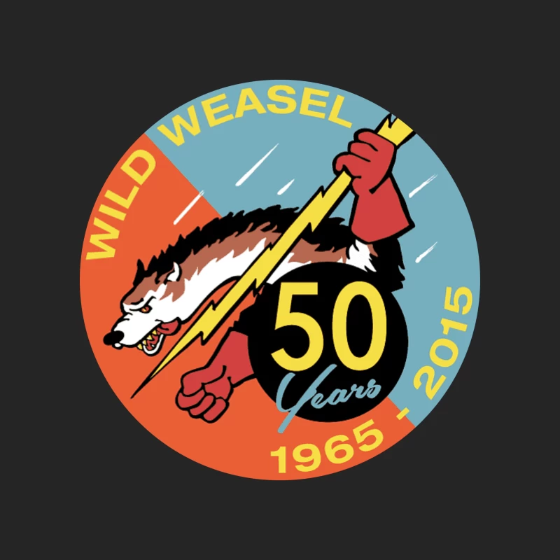 Wild Weasel 50 Years Male Pullover Sweatshirt
