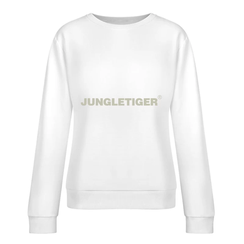 JUNGLETIGER Markenzeichen Damen Pullover Sweatshirt