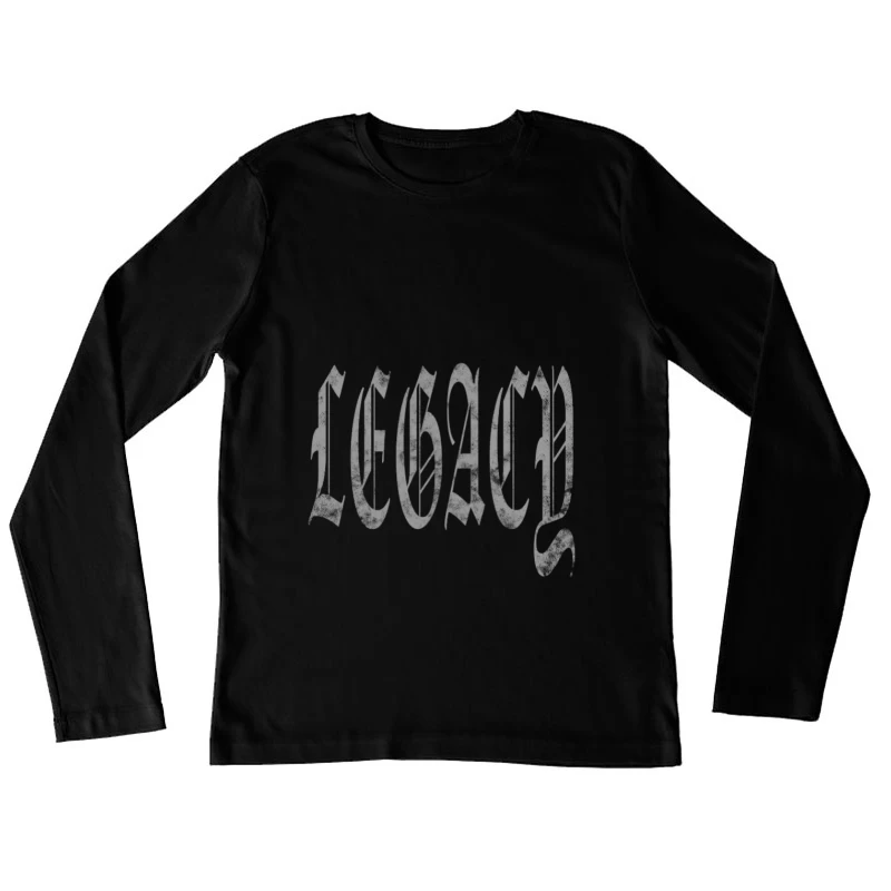Design Gothique Legacy Femme Manches Longues T-Shirt