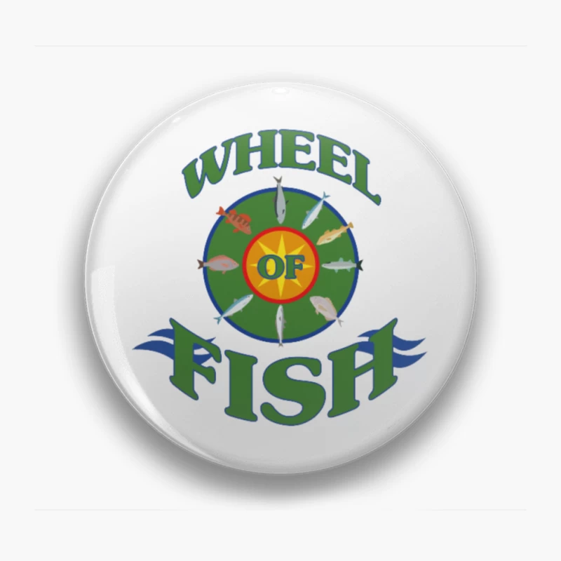 Wheel of Fish Pin