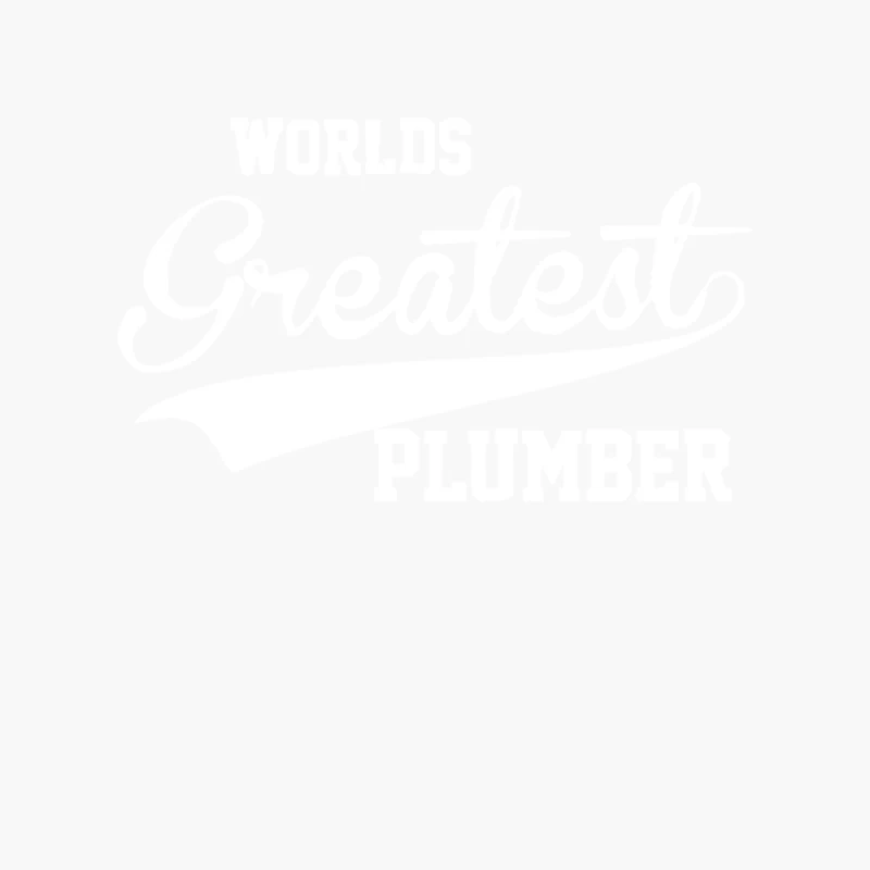 WORLDS GREATEST PLUMBER (2) Cotton Tote Bag