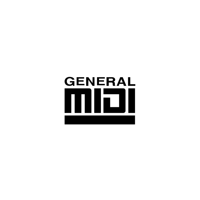 General MIDI Digital Audio Technology Logo iPhone Case