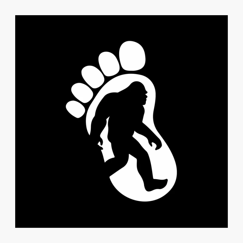 Foot Gone Squatchin Pin