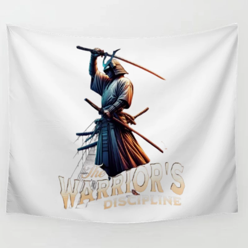 Samurai Warrior's Combat Discipline Tapestry