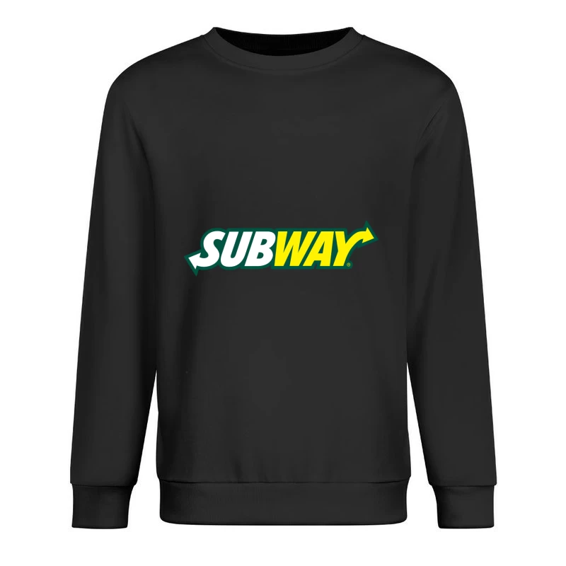 Subway Restaurant Logo Male Pullover Sweatshirt