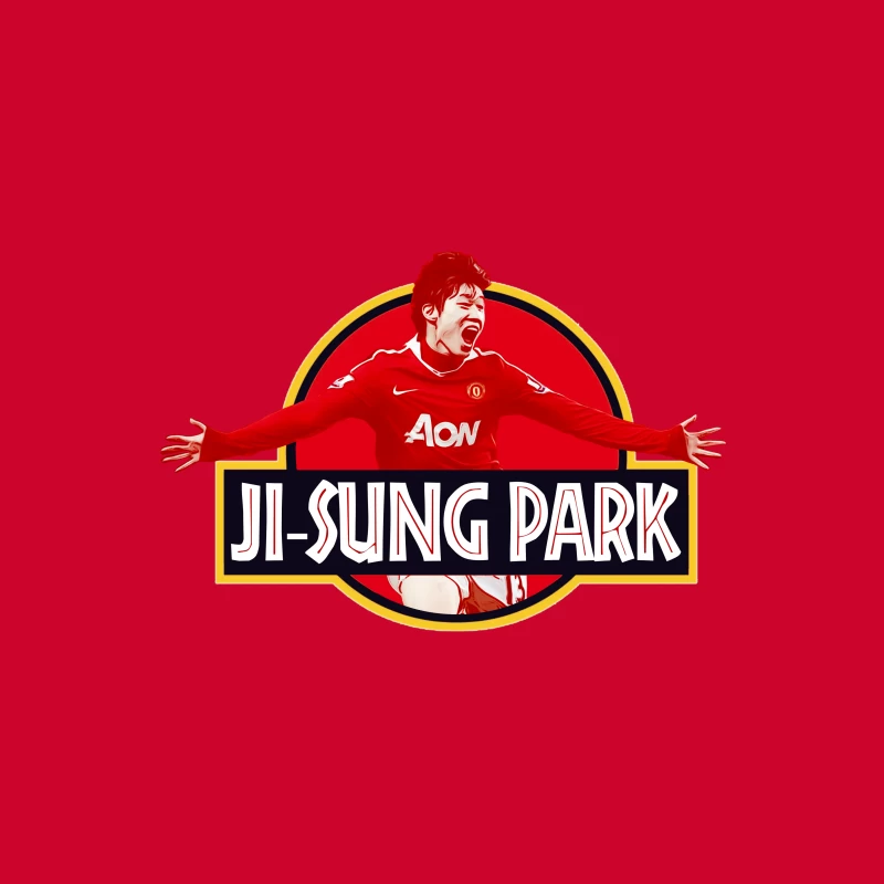 Retro Man United - PARK JI SUNG Desk Mat