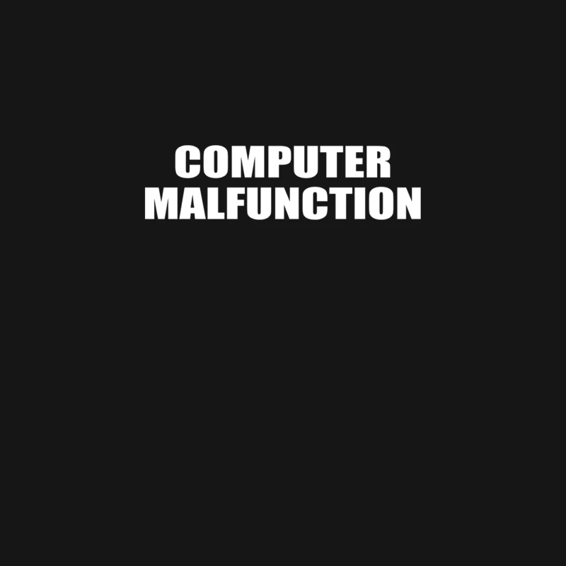 Computer Malfunction Desk Mat