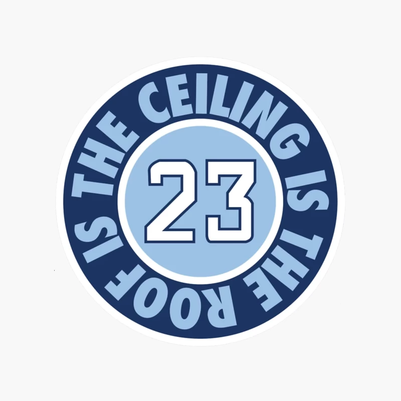 23 The Ceiling is the Roof Cotton Tote Bag
