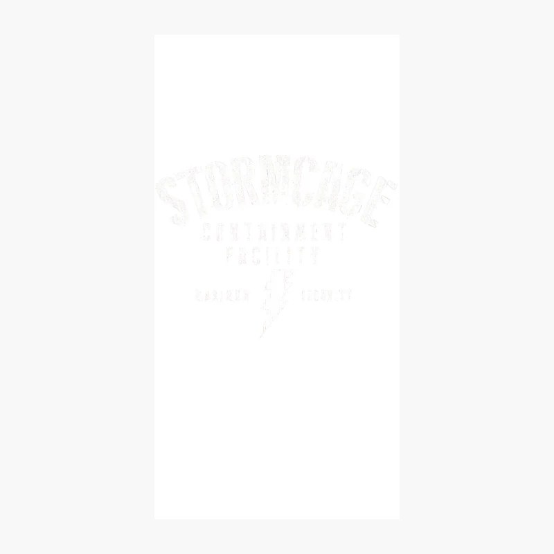 Faded Text Logo on White Background iPhone Case