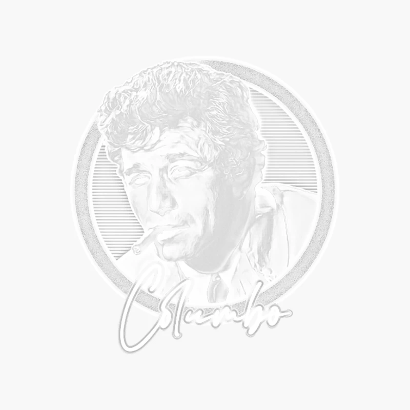 Columbo  Retro TV Fan Design Cotton Tote Bag