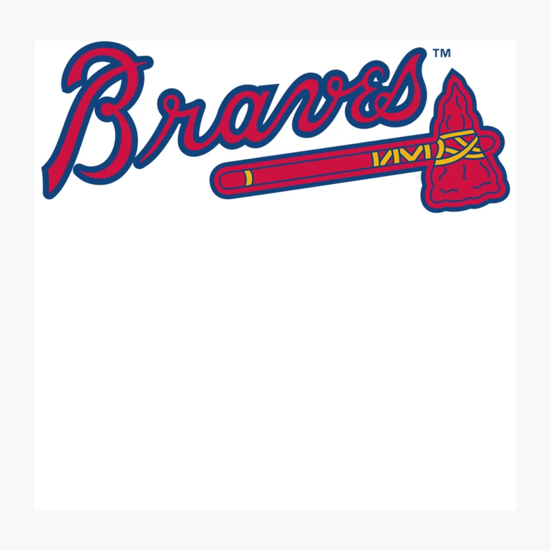 Atlanta Braves Throw Pillow