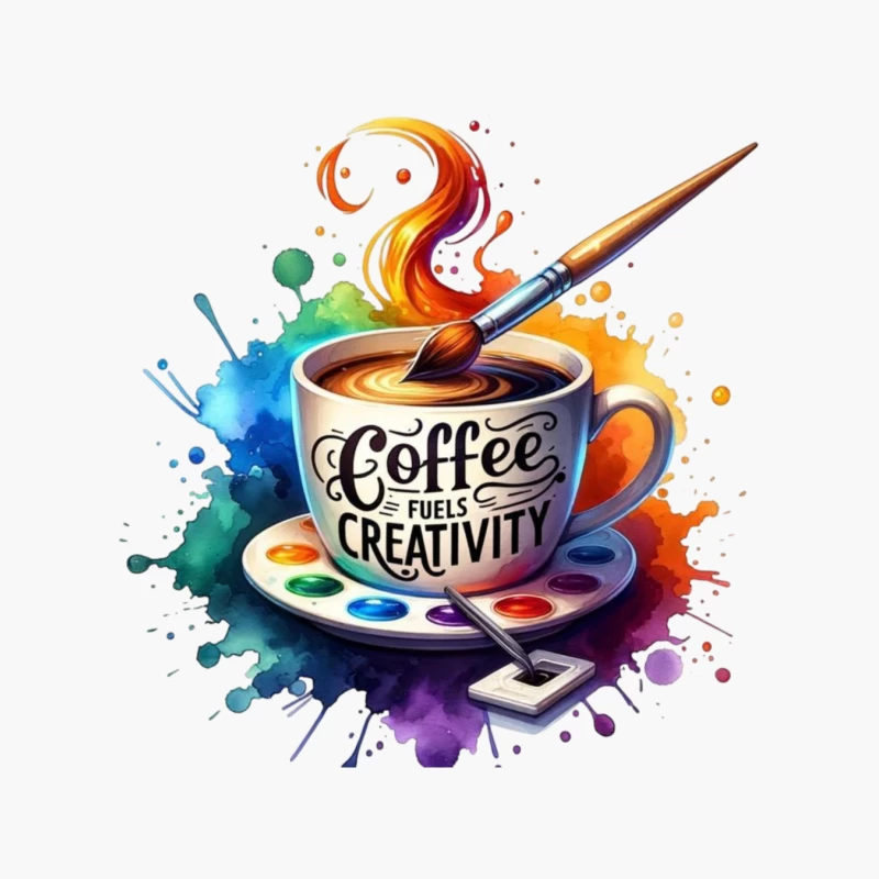 Coffee Fuels Creativity Cotton Tote Bag