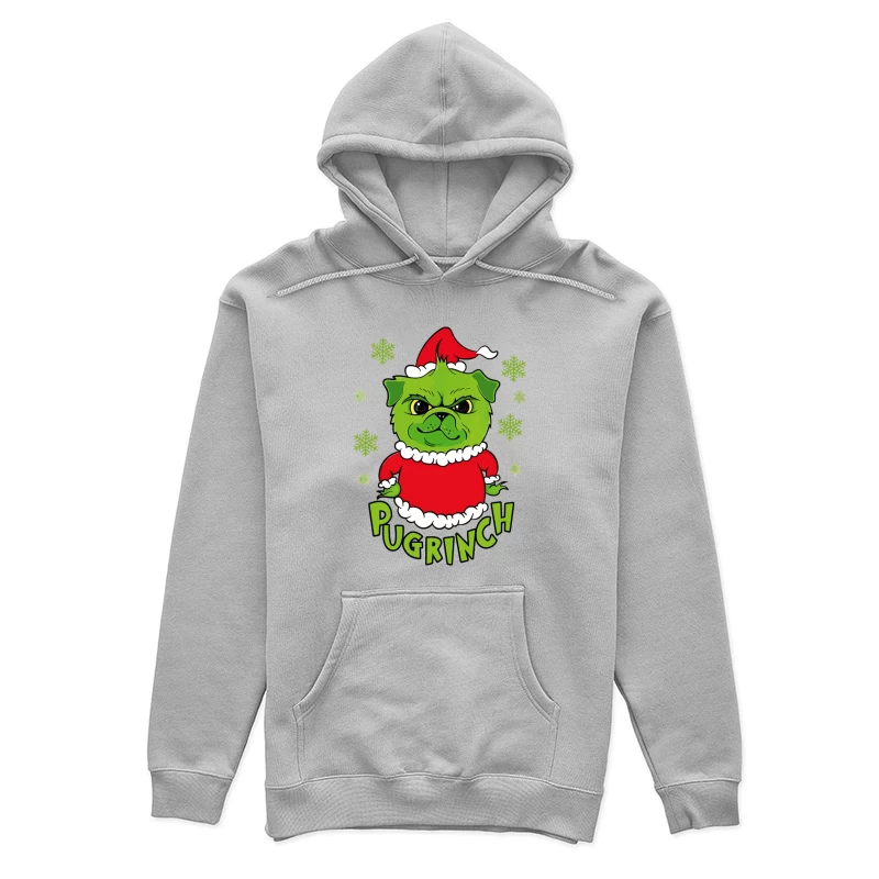 Pugrinch: Grumpy Holiday Cheer Female Pullover Hoodie