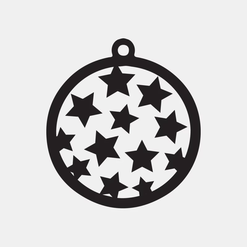 Boule de Noël étoilée Homme Débardeur
