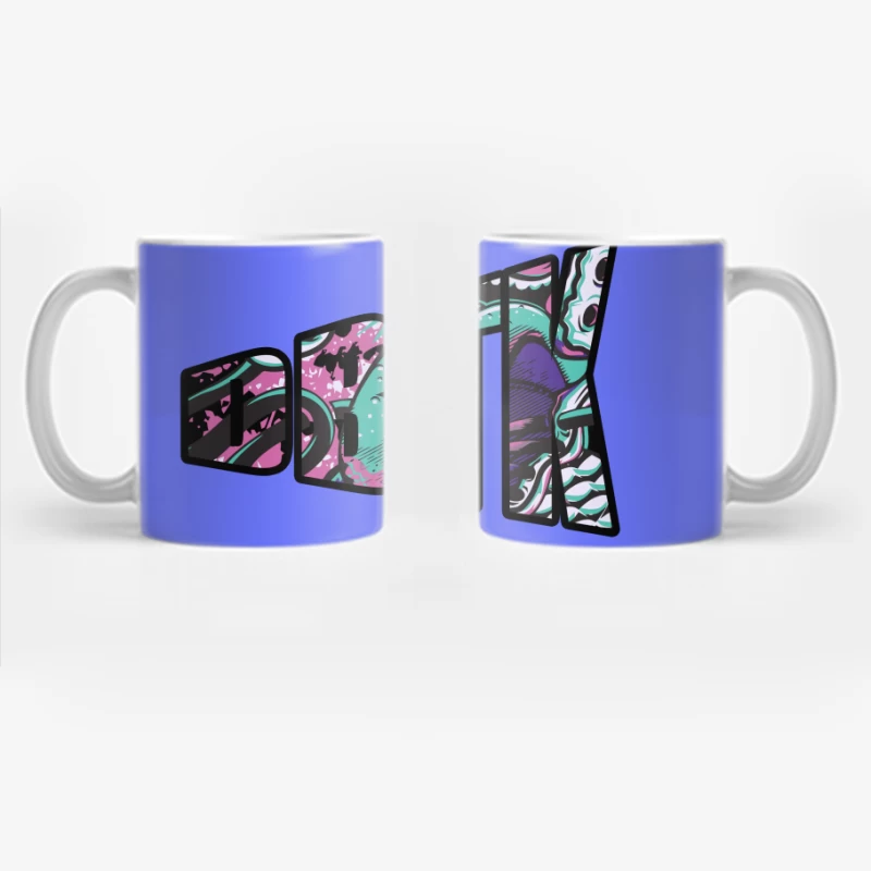 Vibrant Abstract Logo Design Coffee Mug