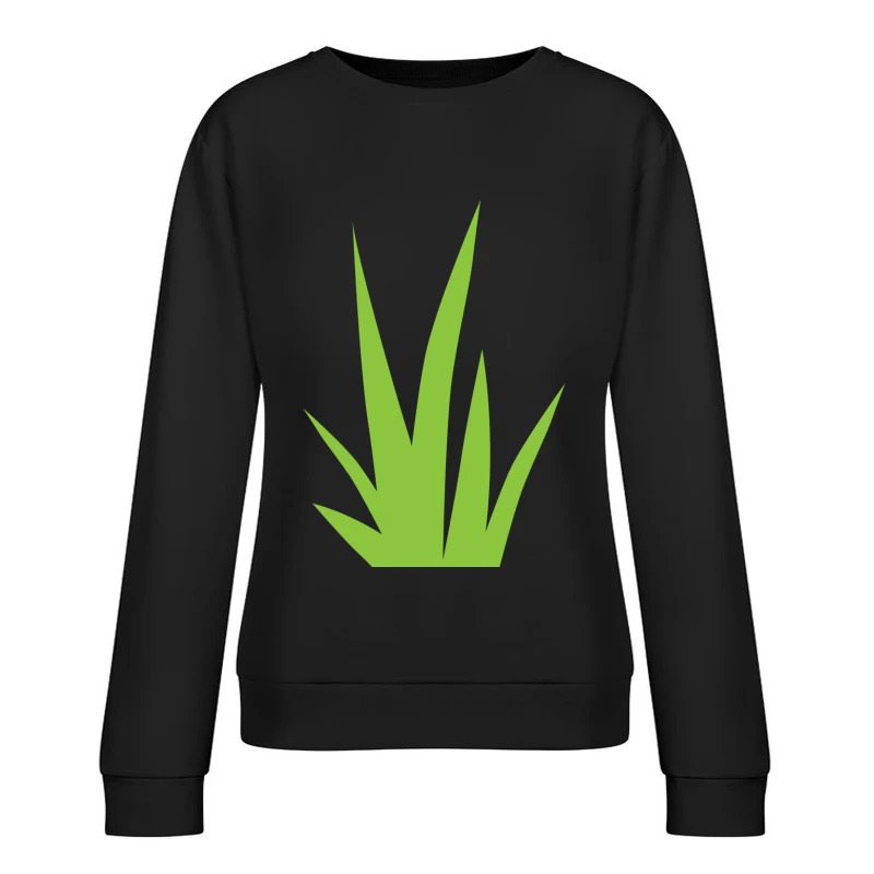 Illustration de plante verte Femme Sweat-shirt à enfiler