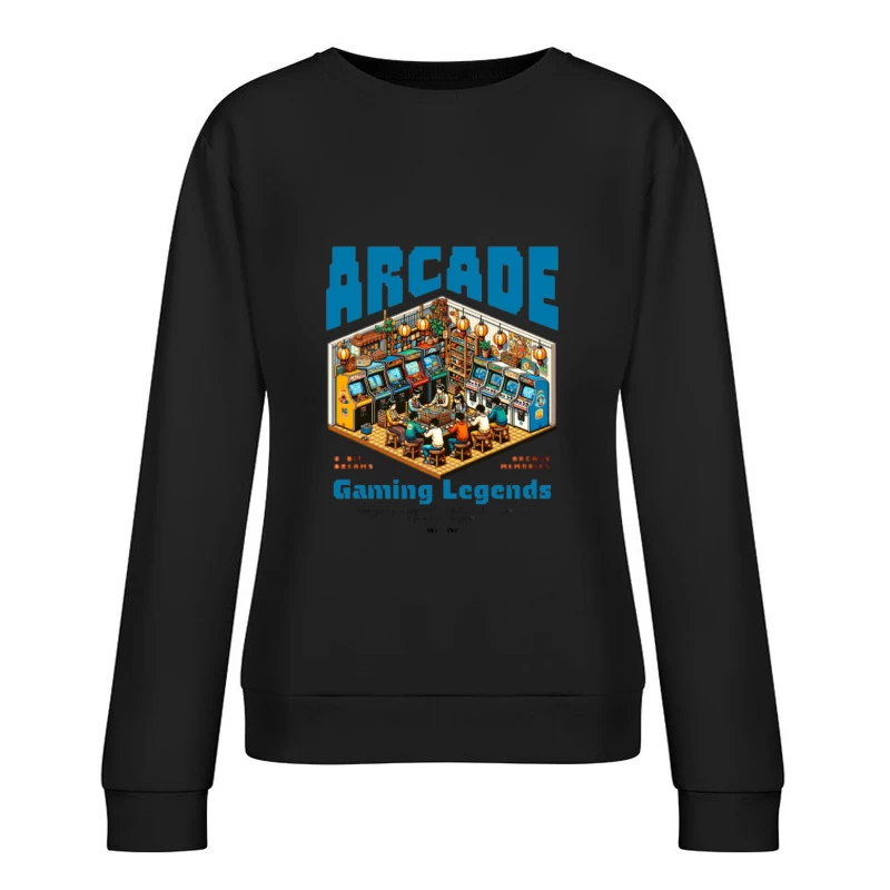 Arcade Gaming-Legenden Damen Pullover Sweatshirt