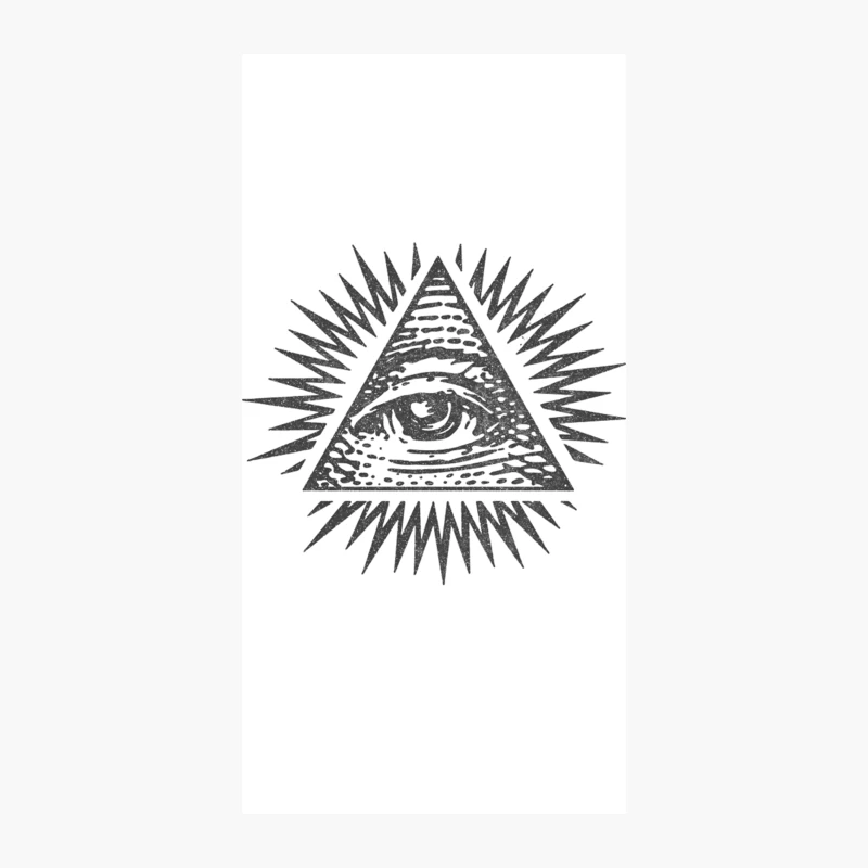 Faded-Style Illuminati Eye iPhone Case