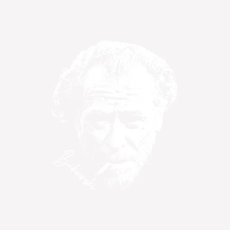 Charles Bukowski  Retro Design Female T-Shirt