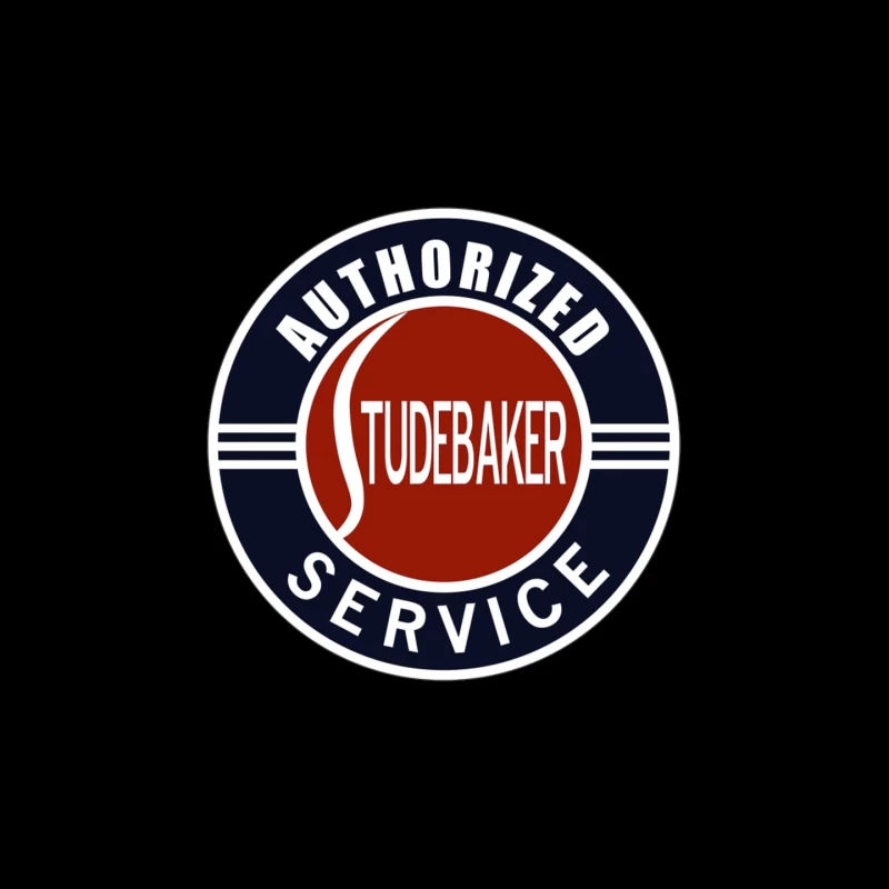 Vintage Authorized Studebaker Service Station Logo Mouse Pad