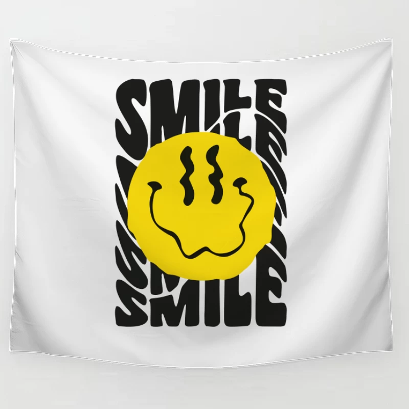 Trippy Smile – Psychedelic Vibes Tapestry