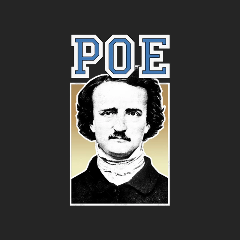 Edgar Allan Poe  Graphic Design Hipster Statement Art Male Pullover Sweatshirt