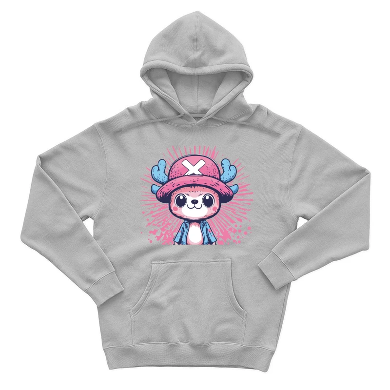 Cute Kawaii One Piece Chopper Character Illustration Male Pullover Hoodie