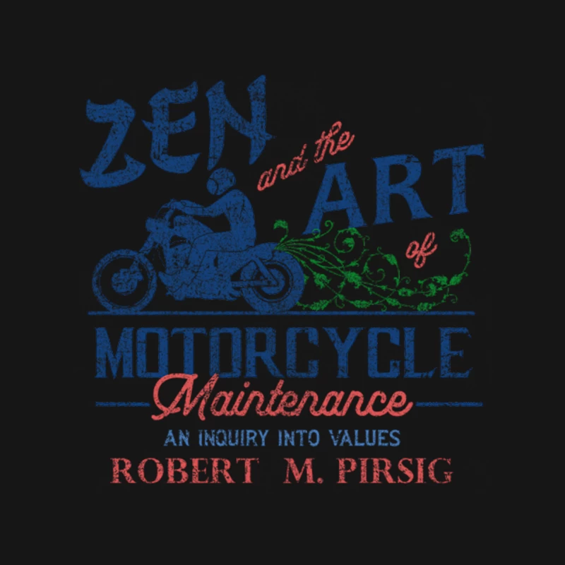 Vintage Book Cover: Zen and the Art of Motorcycle Maintenance by Robert M. Pirsig Mouse Pad
