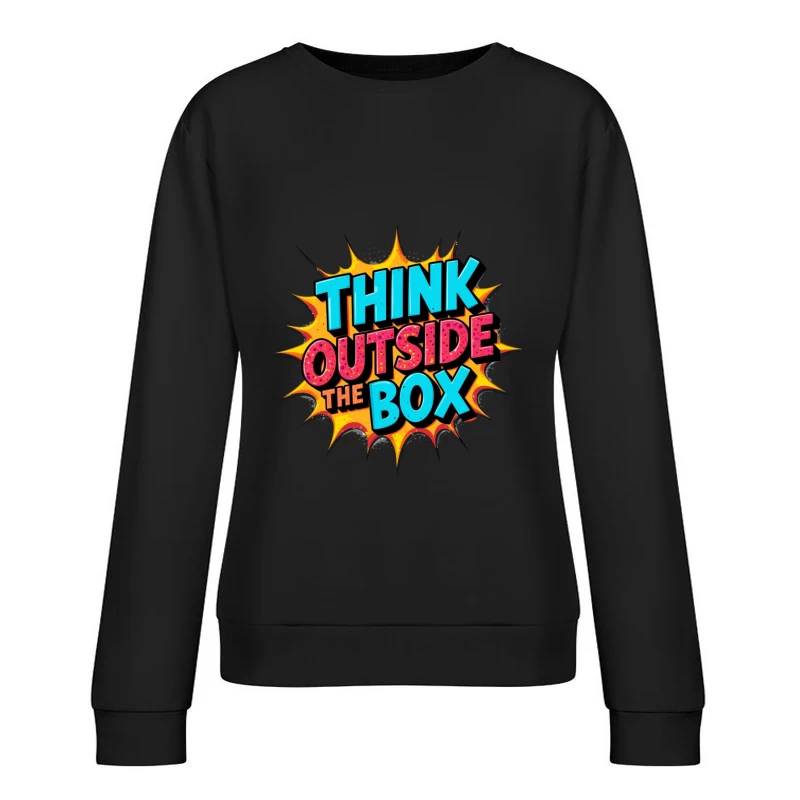Creative Thinking Concept Female Pullover Sweatshirt