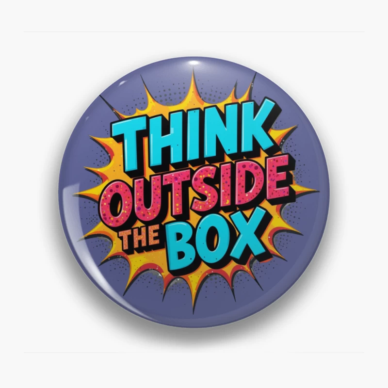 Creative Thinking Concept Pin